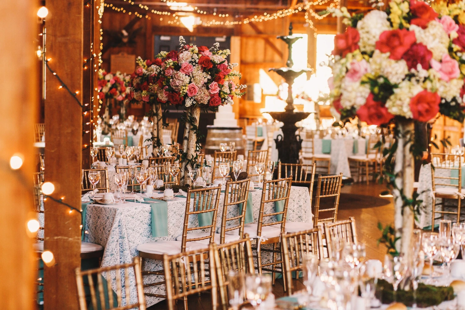 Elegant wedding brunch catering setup in Marietta for bridal showers and receptions