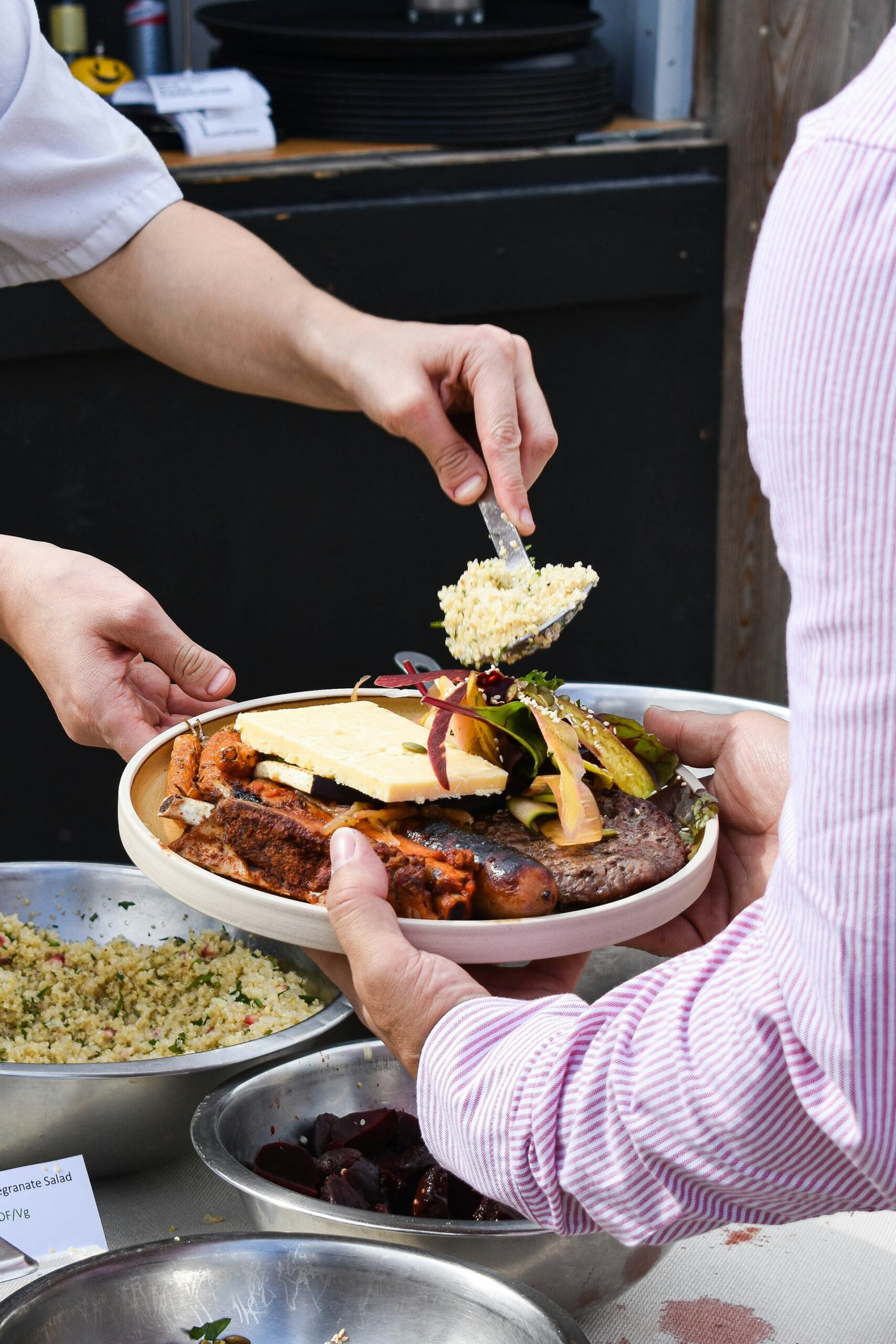 Corporate catering Atlanta menu prepared for business events and conferences