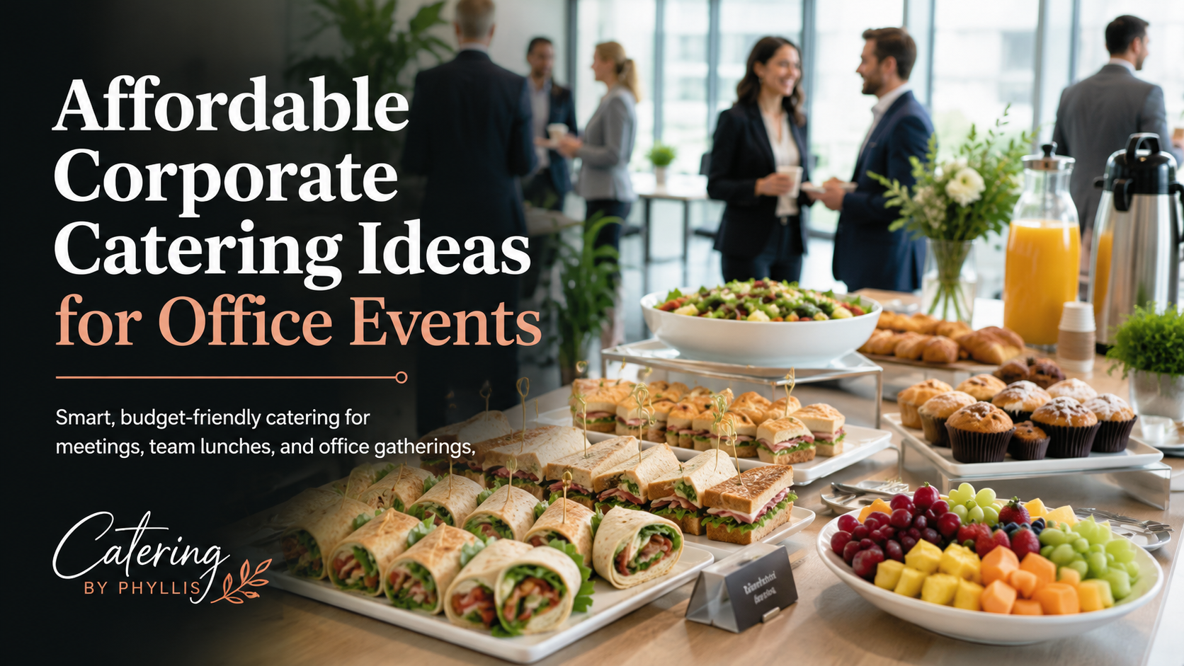 Corporate catering ideas for an affordable office lunch setup in Marietta and Atlanta